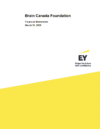 Brain Canada Foundation Financial Statements 2025 cover